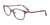 EasyClip EC478 Eyeglasses with Clip-on Sunglasses | Size 52 / Satin Light Purple & Purple