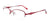 EasyClip EC479 Eyeglasses with Clip-on Sunglasses | Size 51 / Shiny Red