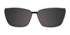 EasyClip EC483 Eyeglasses with Clip-on Sunglasses | Size 53 / Clip Only (Color №050)