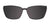 EasyClip EC483 Eyeglasses with Clip-on Sunglasses | Size 53 / Clip Only (Color №050)