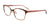 EasyClip EC484 Eyeglasses with Clip-on Sunglasses | Size 52 / Brown Pattern & Gold