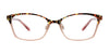 EasyClip EC484 Eyeglasses with Clip-on Sunglasses | Size 52 / Blue Pattern & Silver