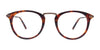 EasyClip EC485 Eyeglasses with Clip-on Sunglasses | Size 49 / Black & Grey