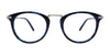 EasyClip EC485 Eyeglasses with Clip-on Sunglasses | Size 49 / Black & Grey