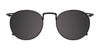EasyClip EC485 Eyeglasses with Clip-on Sunglasses | Size 49 / Clip Only (Color №090)