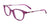 EasyClip EC486 Eyeglasses with Clip-on Sunglasses | Size 44 / Purple & Pink Crystal Lines