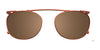 EasyClip EC486 Eyeglasses with Clip-on Sunglasses | Size 44 / Clip Only (Color №010)