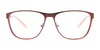 EasyClip EC487 Eyeglasses with Clip-on Sunglasses | Size 55 / Matt Red & Shiny Red