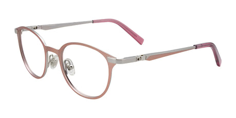 EasyClip EC489 Eyeglasses Matt Light Pink & Matt Silver