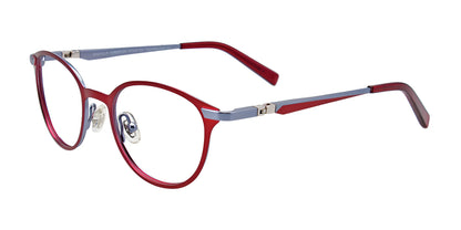 EasyClip EC489 Eyeglasses Matt Red & Matt Light Blue