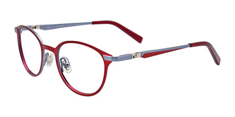 EasyClip EC489 Eyeglasses Matt Red & Matt Light Blue