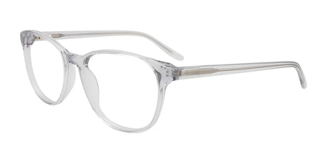 EasyClip EC490 Eyeglasses with Clip-on Sunglasses Light Grey Crystal