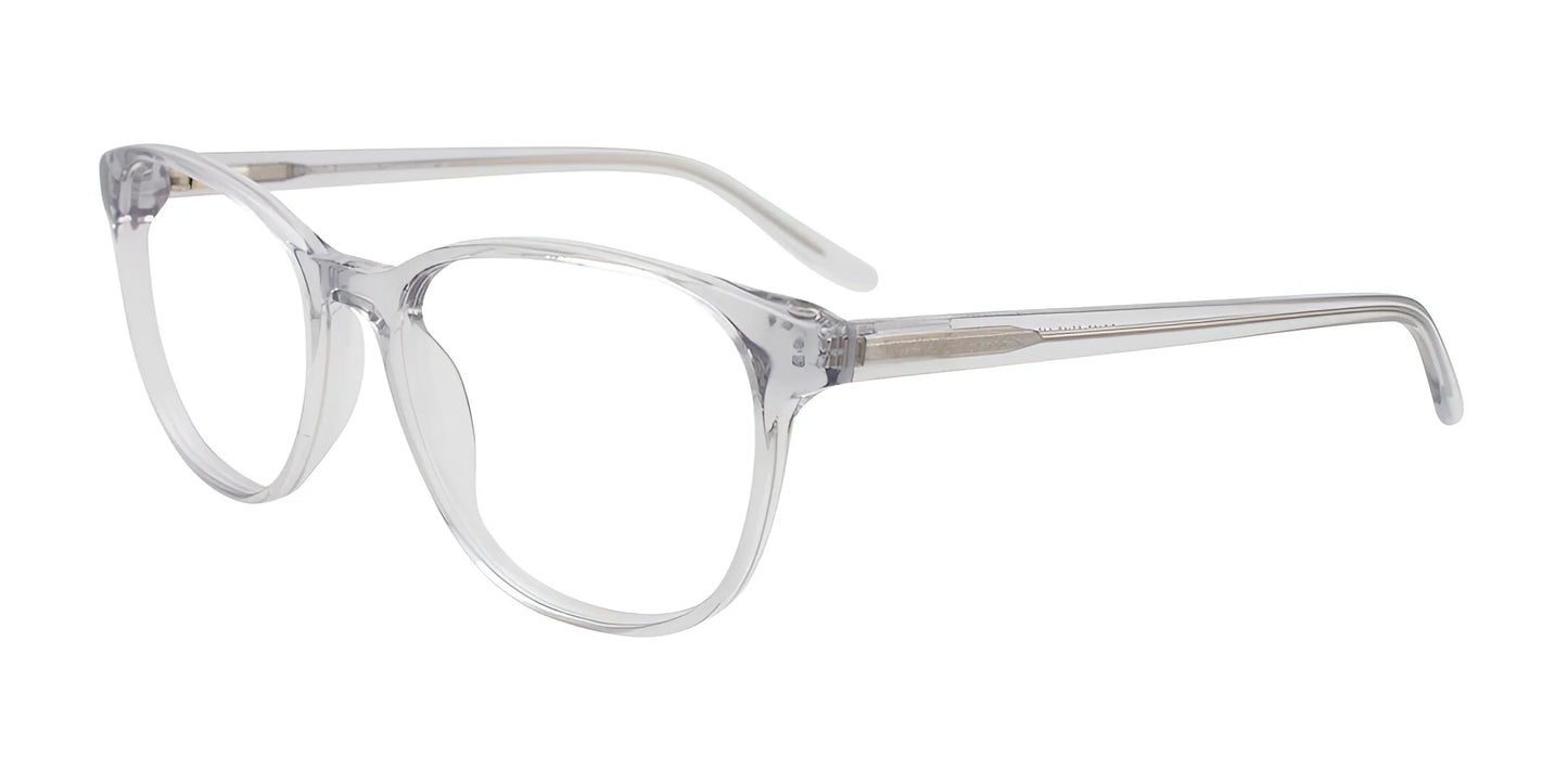 EasyClip EC490 Eyeglasses with Clip-on Sunglasses Light Grey Crystal