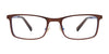 EasyClip EC492 Eyeglasses | Size 44 / Matt Blue & Matt Orange