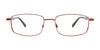 EasyClip EC493 Eyeglasses with Clip-on Sunglasses | Size 56 / Shiny Dark Brown & Dark Brown