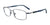 EasyClip EC493 Eyeglasses with Clip-on Sunglasses | Size 56 / Shiny Dark Steel Blue & Dark Blue