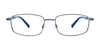 EasyClip EC493 Eyeglasses with Clip-on Sunglasses | Size 56 / Shiny Dark Brown & Dark Brown