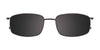 EasyClip EC493 Eyeglasses with Clip-on Sunglasses | Size 56 / Clip Only (Color №020)