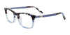 EasyClip EC494 Eyeglasses | Size 45 / Demi Blue & Crystal Blue