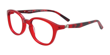 EasyClip EC495 Eyeglasses Red Crystal