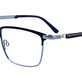 Matt Navy & Light Blue