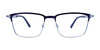 EasyClip EC496 Eyeglasses with Clip-on Sunglasses | Size 55 / Matt Black & Dark Grey
