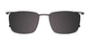 EasyClip EC496 Eyeglasses with Clip-on Sunglasses | Size 55 / Clip Only (Color №090)