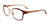 EasyClip EC497 Eyeglasses with Clip-on Sunglasses | Size 53 / Satin Dark Brown & Shiny Gold