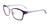 EasyClip EC497 Eyeglasses with Clip-on Sunglasses | Size 53 / Satin Violet & Shiny Light Violet