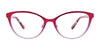EasyClip EC498 Eyeglasses with Clip-on Sunglasses | Size 51 / Blue & Purple