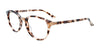 EasyClip EC499 Eyeglasses with Clip-on Sunglasses | Size 49 / Demi Brown