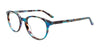 EasyClip EC499 Eyeglasses with Clip-on Sunglasses | Size 49 / Demi Blue