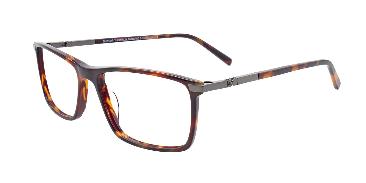 EasyClip EC500 Eyeglasses Brown Marbled