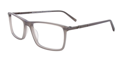 EasyClip EC500 Eyeglasses with Clip-on Sunglasses Grey & Dark Steel
