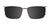 EasyClip EC500 Eyeglasses with Clip-on Sunglasses | Size 59 / Clip Only (Color №010)