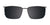 EasyClip EC500 Eyeglasses with Clip-on Sunglasses | Size 59 / Clip Only (Color №020)