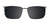 EasyClip EC500 Eyeglasses with Clip-on Sunglasses | Size 59 / Clip Only (Color №050)