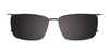 EasyClip EC500 Eyeglasses with Clip-on Sunglasses | Size 59 / Clip Only (Color №090)