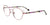 EasyClip EC501 Eyeglasses with Clip-on Sunglasses | Size 51 / Satin Light Pink & Silver