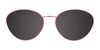 EasyClip EC501 Eyeglasses with Clip-on Sunglasses | Size 51 / Satin Gold & Silver