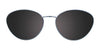 EasyClip EC501 Eyeglasses with Clip-on Sunglasses | Size 51 / Satin Gold & Silver