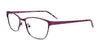 EasyClip EC502 Eyeglasses with Clip-on Sunglasses | Size 51 / Shiny Dark Purple