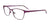 EasyClip EC502 Eyeglasses with Clip-on Sunglasses | Size 51 / Shiny Dark Purple