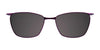 EasyClip EC502 Eyeglasses with Clip-on Sunglasses | Size 51 / Clip Only (Color №080)