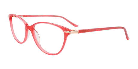 EasyClip EC504 Eyeglasses with Clip-on Sunglasses Pink & Gold