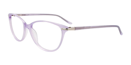 EasyClip EC504 Eyeglasses with Clip-on Sunglasses Lilac & Silver