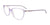 EasyClip EC504 Eyeglasses with Clip-on Sunglasses | Size 54 / Lilac & Silver