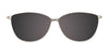 EasyClip EC504 Eyeglasses with Clip-on Sunglasses | Size 54 / Light Pink & Lavender