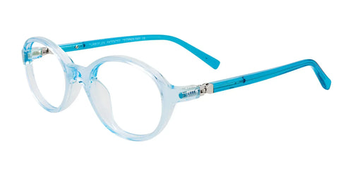 EasyClip EC505 Eyeglasses / Size 43 / Light Blue Crystal & Glitters
