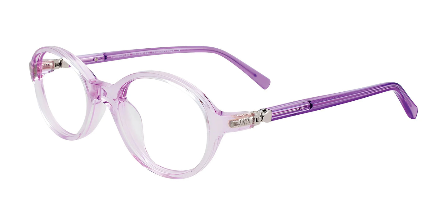 EasyClip EC505 Eyeglasses Light Purple Crystal & Glitters